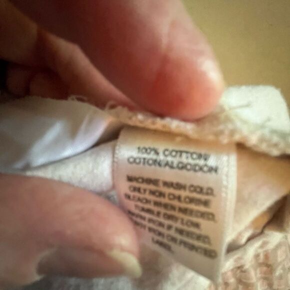 Loft Ann Taylor pink, tan & white shorts 4‎ - Picture 6 of 6